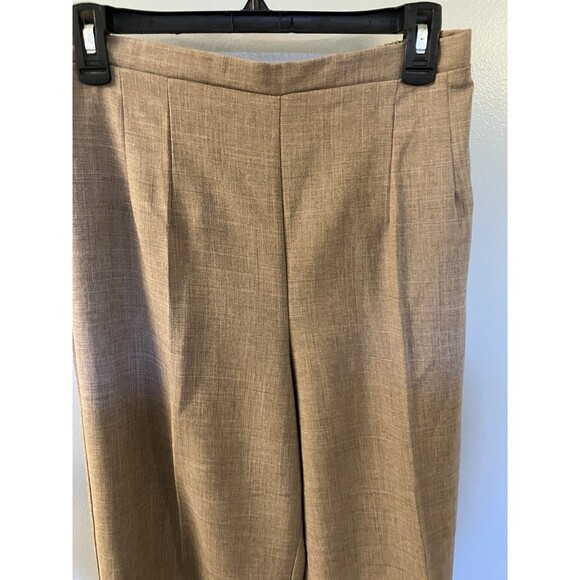 SAG HARBOR Women's Tan Dress Pants Side Zip Back Elastic Size 12 NWOT - Picture 5 of 7